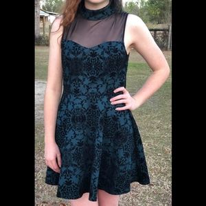 Green Skater Homecoming Dress
